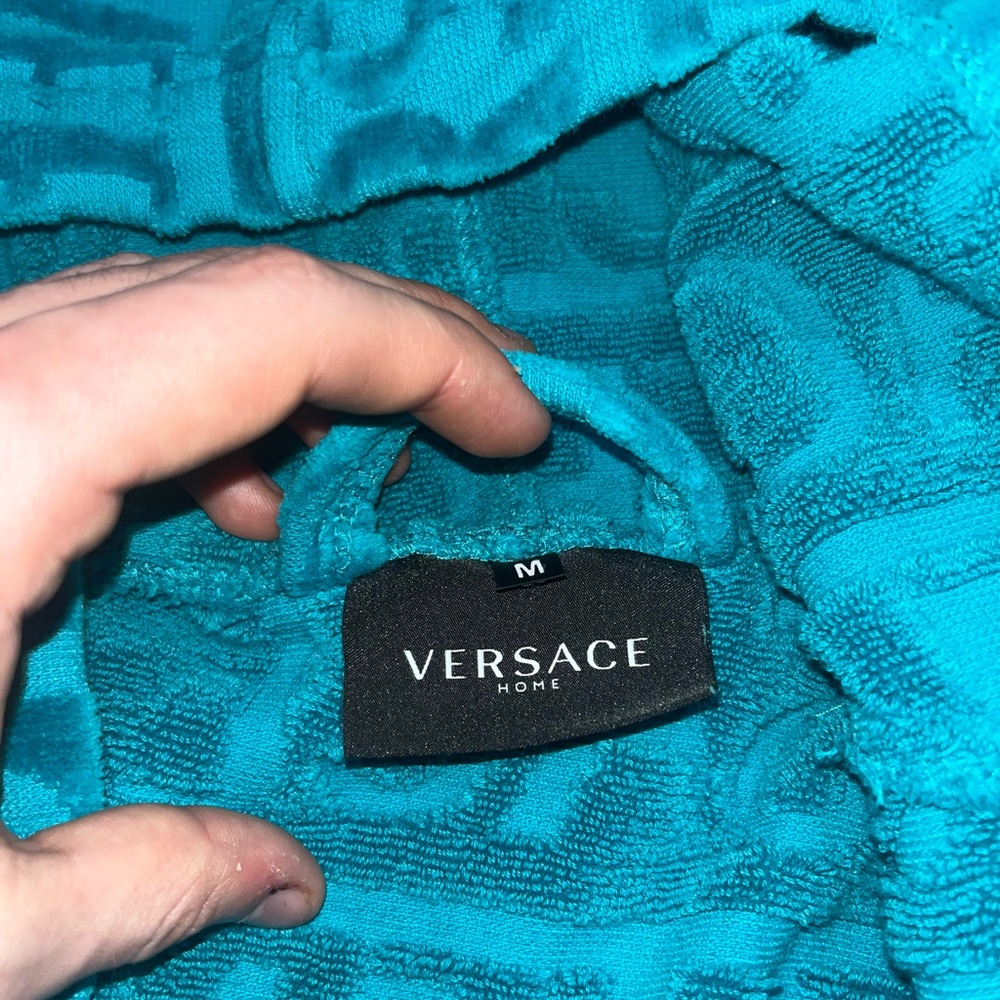 Versace Blue and Gold Robe - Picture 7 of 10